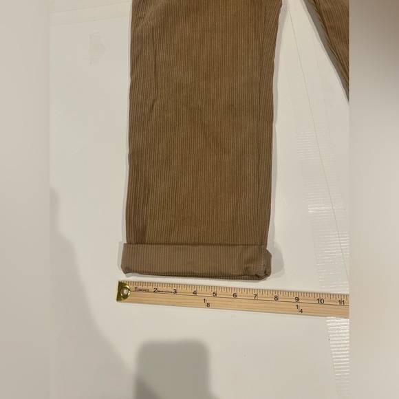 Miou Muse Corduroy Pants Women’s Medium Tan Cuffed High Waisted - Picture 9 of 9